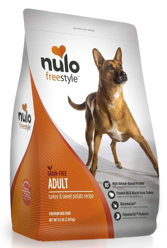 Nulo FreeStyle Grain Free Adult Dry Dog Food - Turkey & Sweet Potato, 24lb