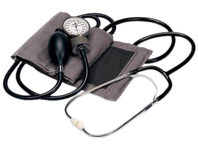 Omron Home Manual Blood Pressure Kit - Gray