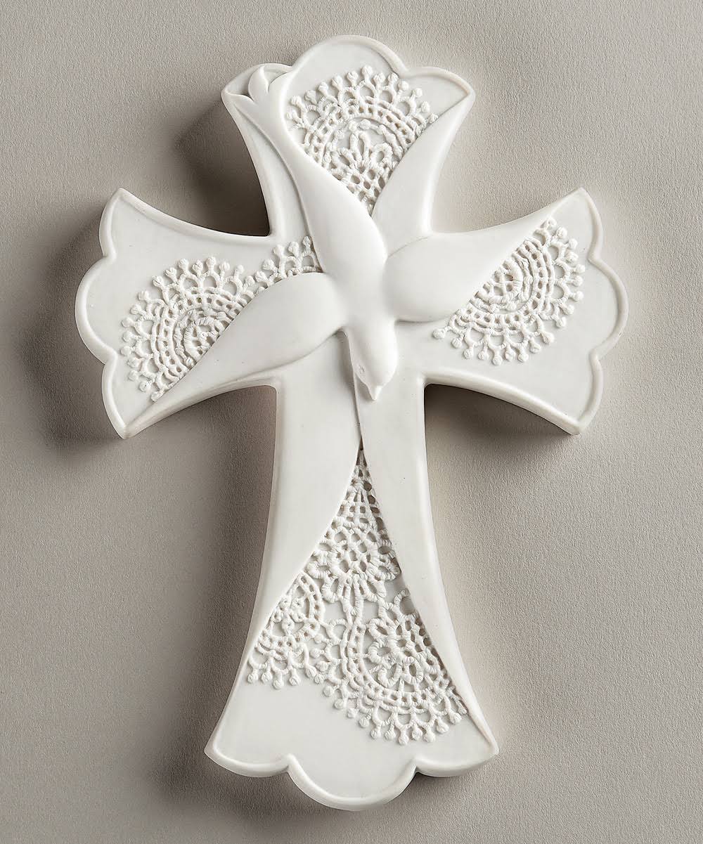 Roman Lace Confirmation Cross One-Size