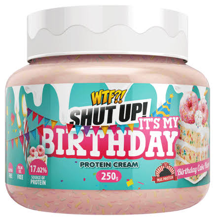 Max Protein WTF Ishut Up It's My Birthday Protein Cream 250 Gr
