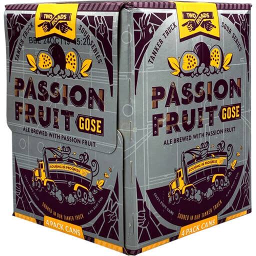Two Roads Passion Fruit Gose 16oz Cans