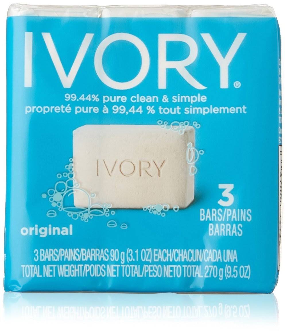 Ivory Original Bars - 3 x 3.1 oz Pack