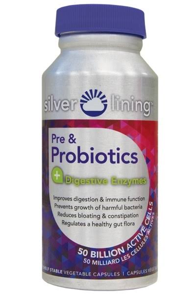 Silver Lining Pre & Probiotics 120 Caps
