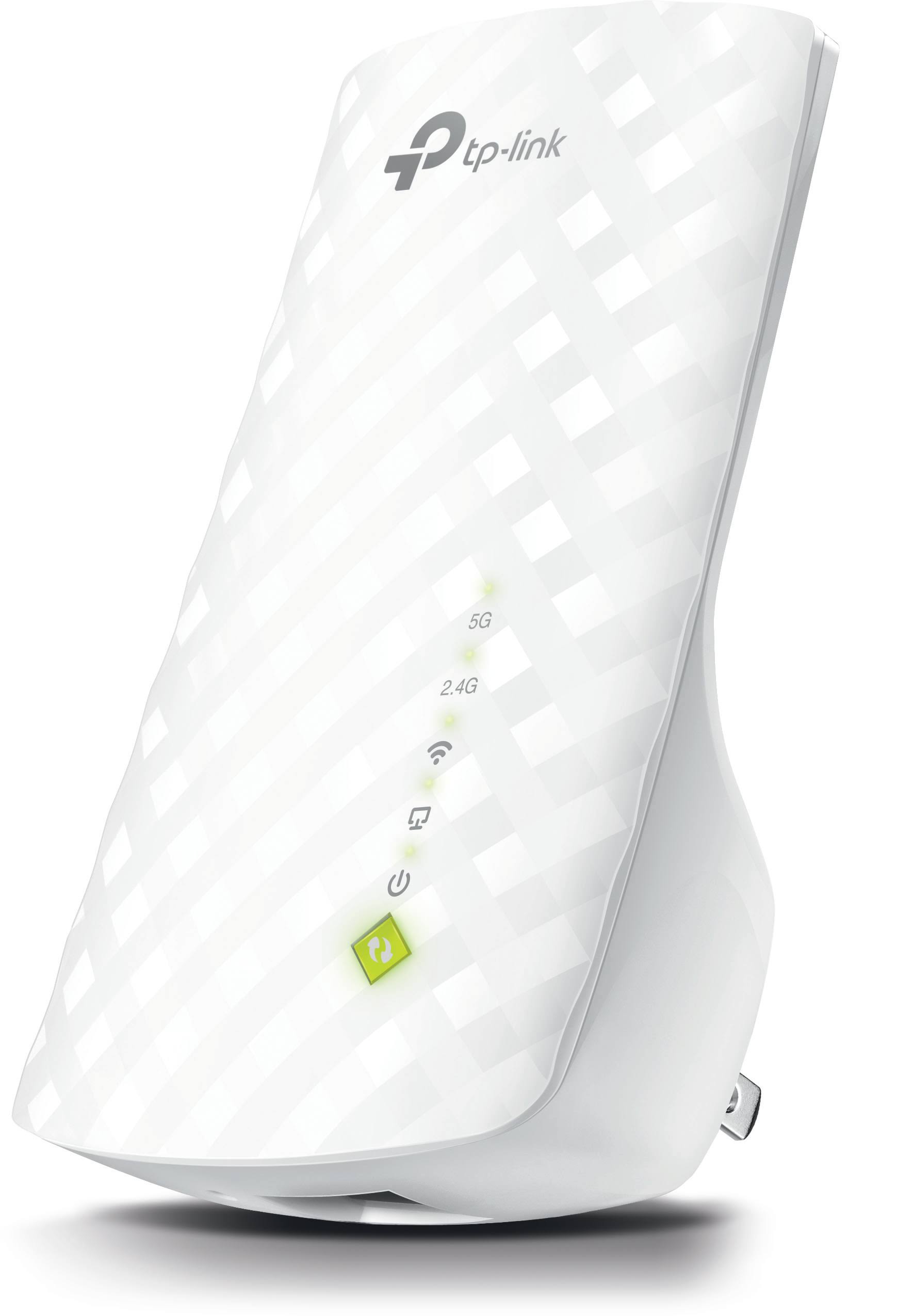 TP-Link RE220 Wi-Fi Range Extender - White, 2.4/5 GHz, 750 Mbps
