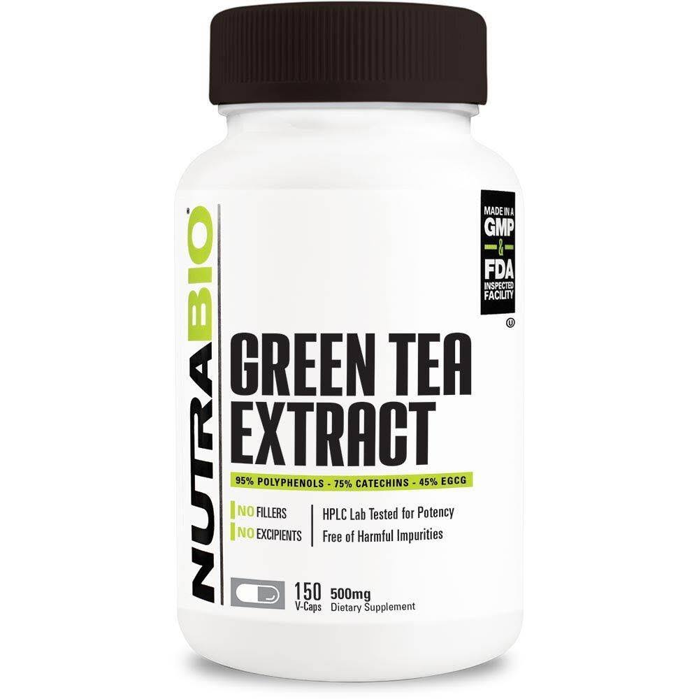 NutraBio - Green Tea Extract (500mg) 90 Caps