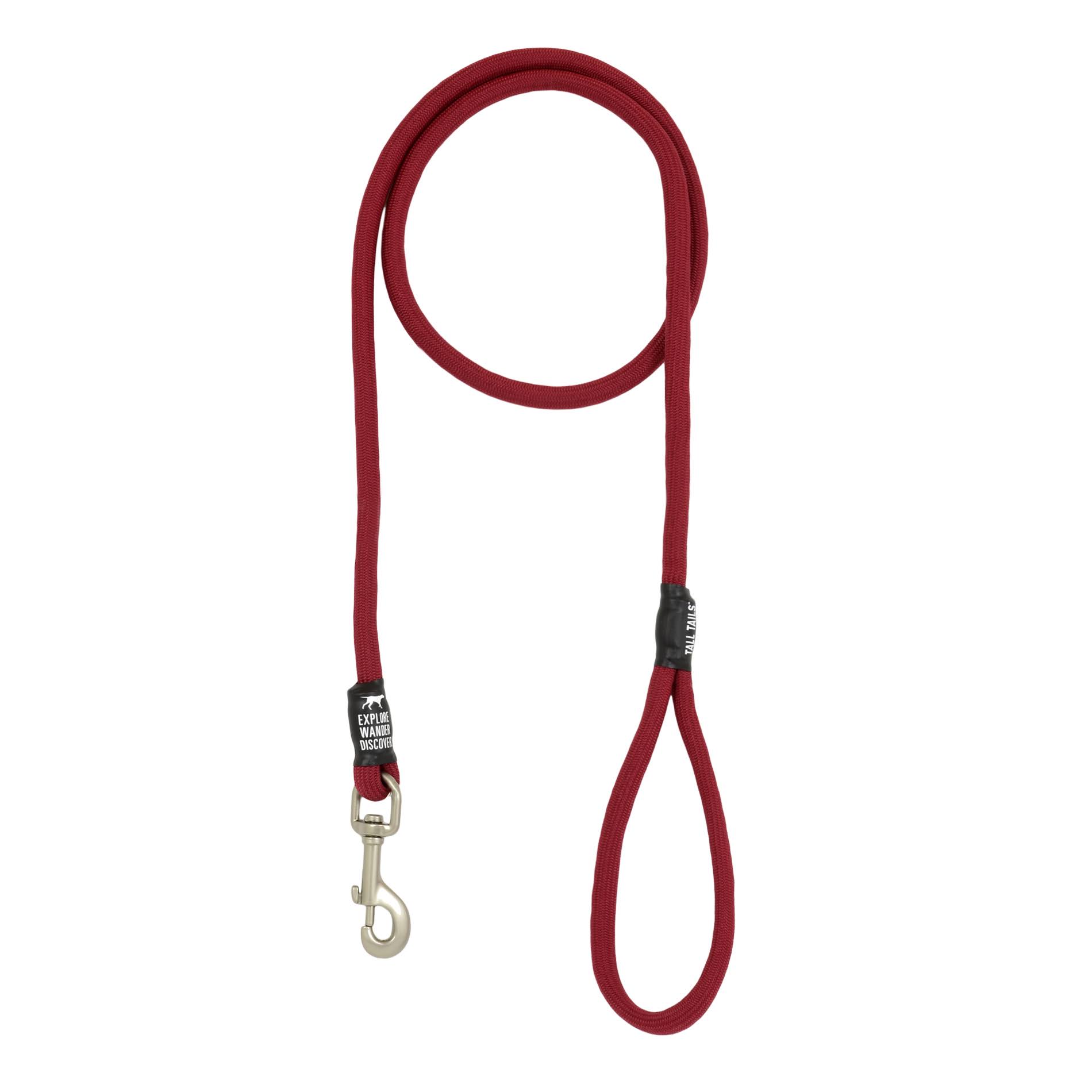 Tall Tails Rope Dog Leash - Red