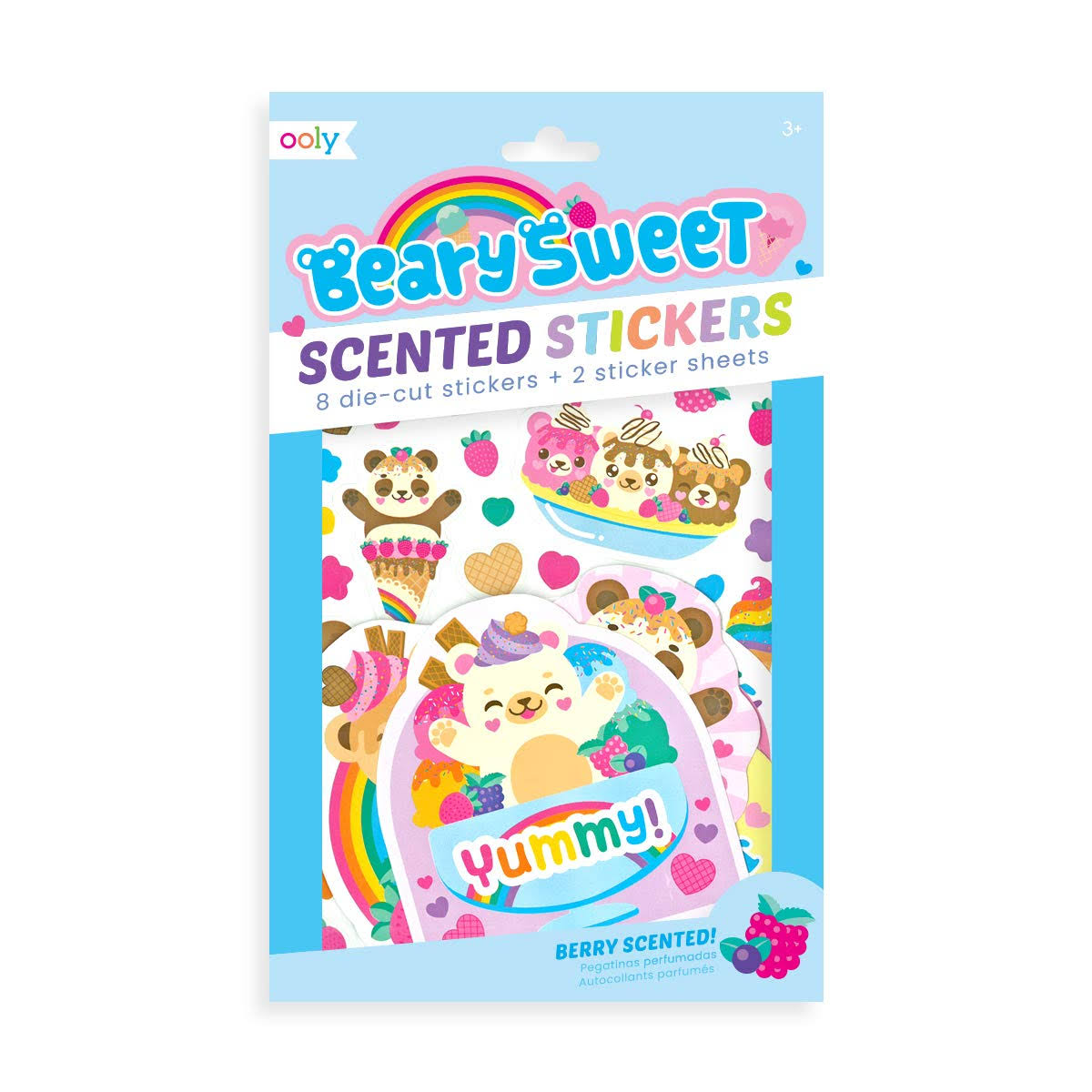 OOLY Scented Scratch Stickers Beary Sweet