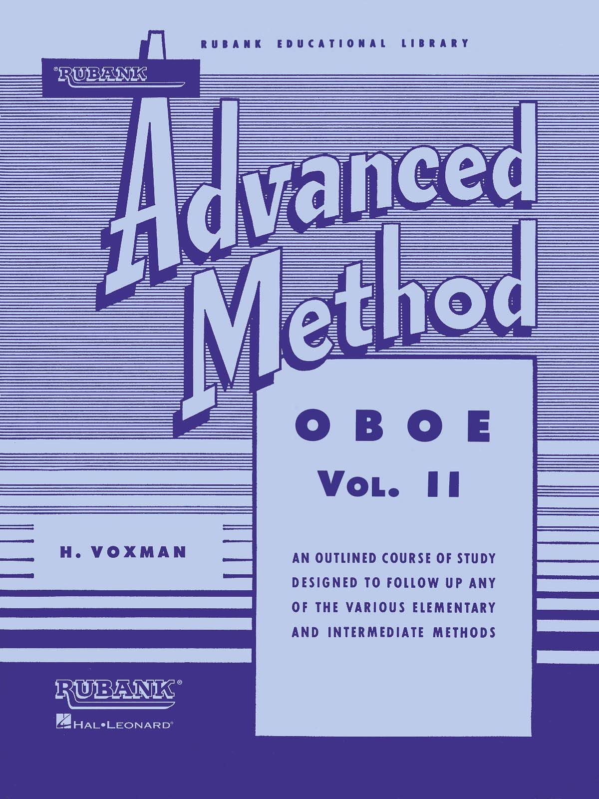 Rubank Advanced Method: Oboe Book 2 - Hal Leonard Publishing