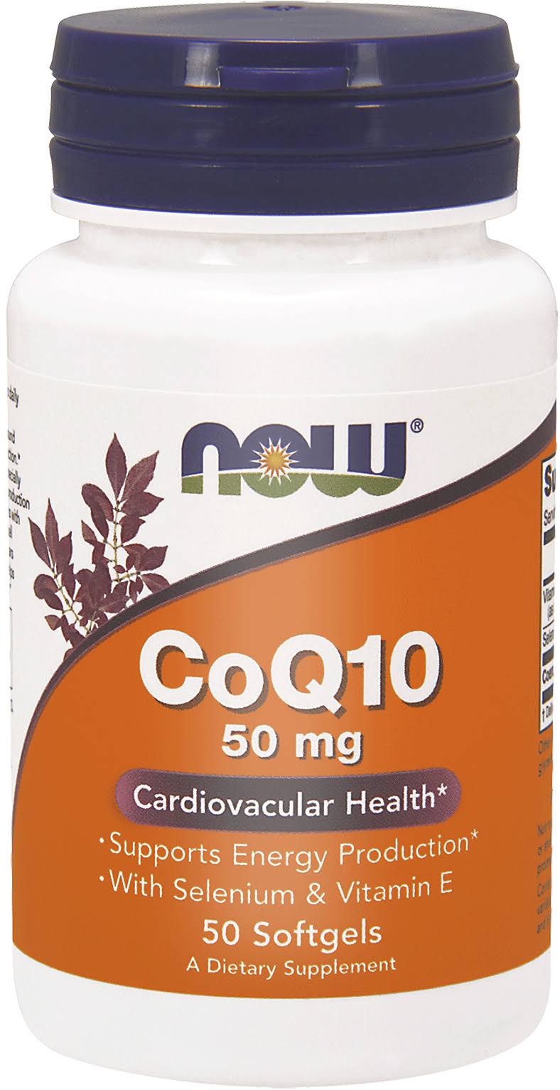 Now Foods CoQ10 - 50 mg - 50 Softgels
