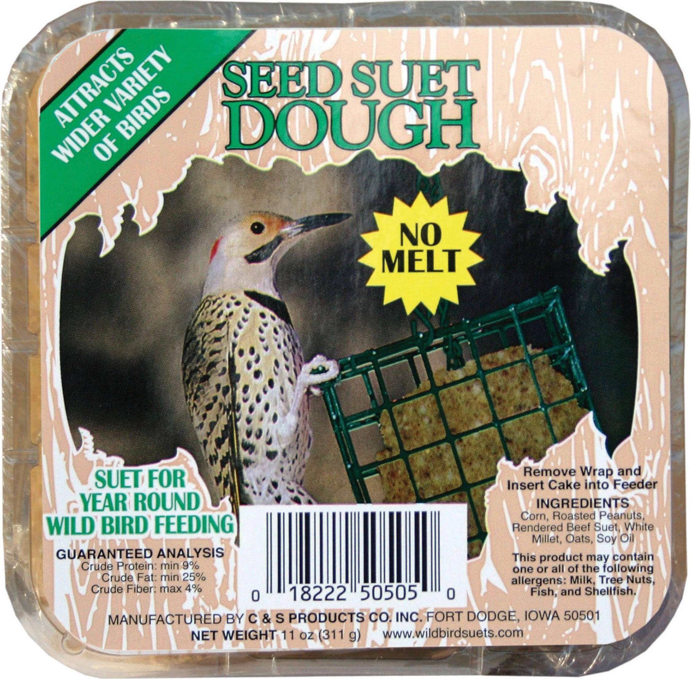 C&S Products Seed Suet Dough +Frt