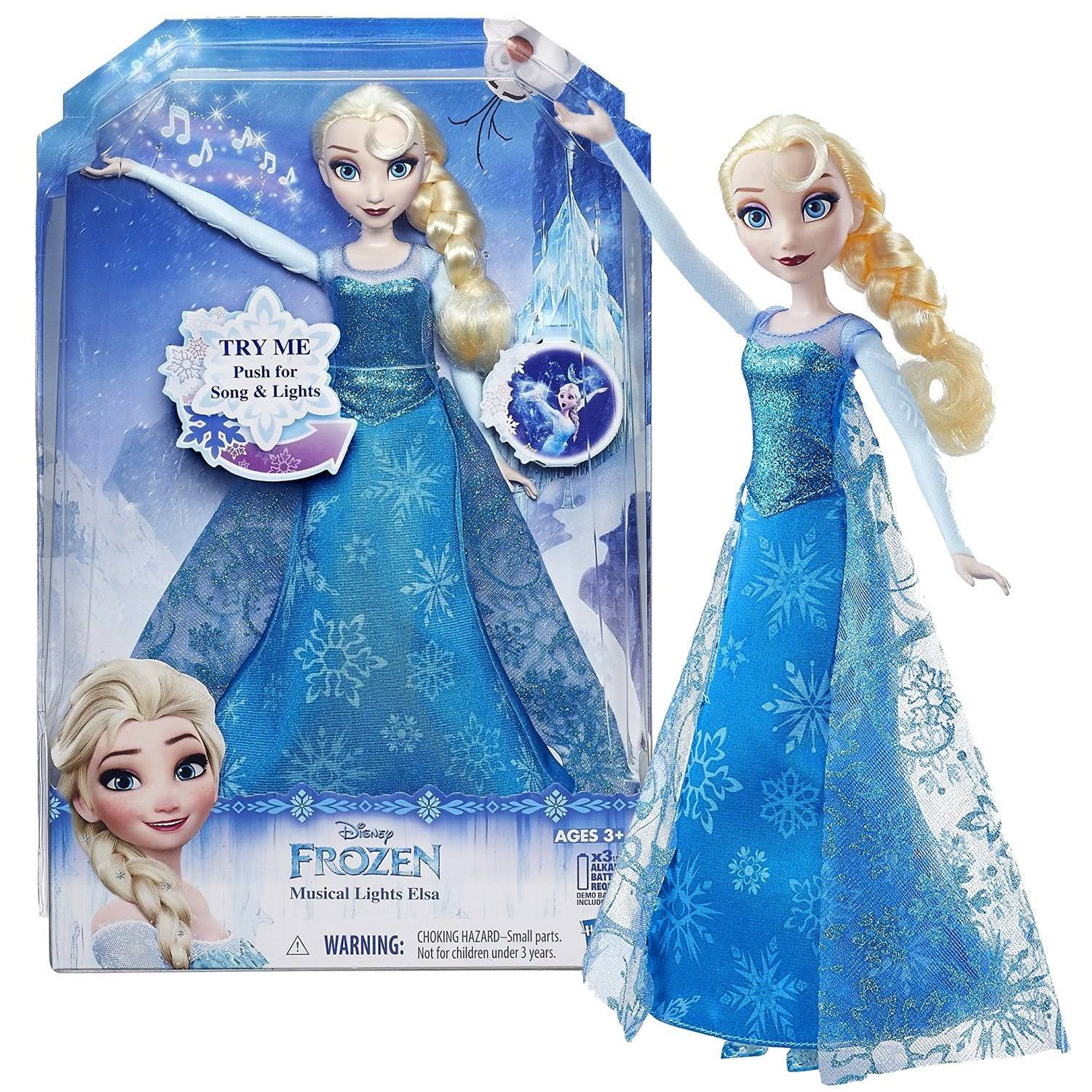 Hasbro Year 2016 Disney Frozen Series 11 inch Doll Set - Musical Lights Elsa Wit