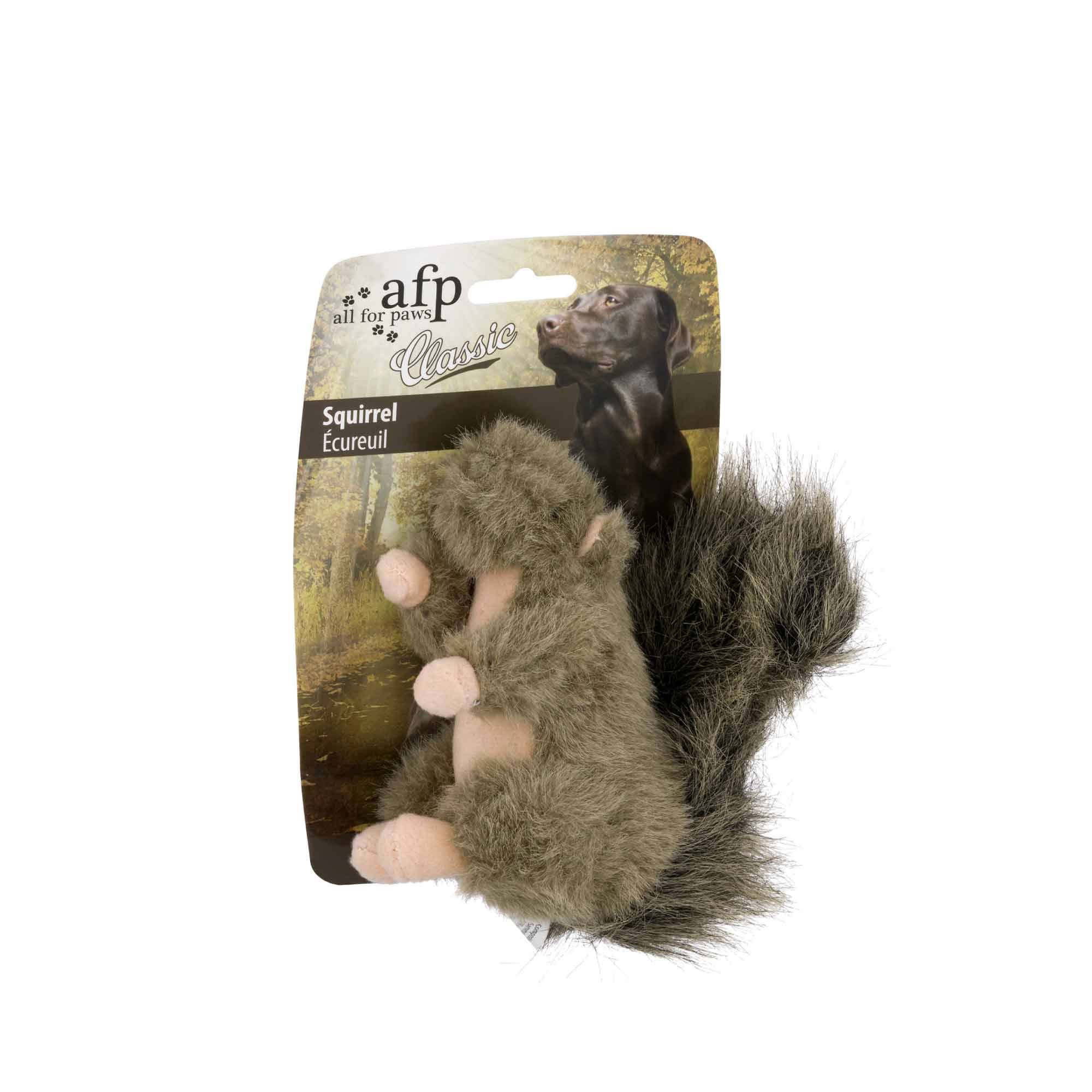 All for Paws Classic Squirrel Pet Toys - Small