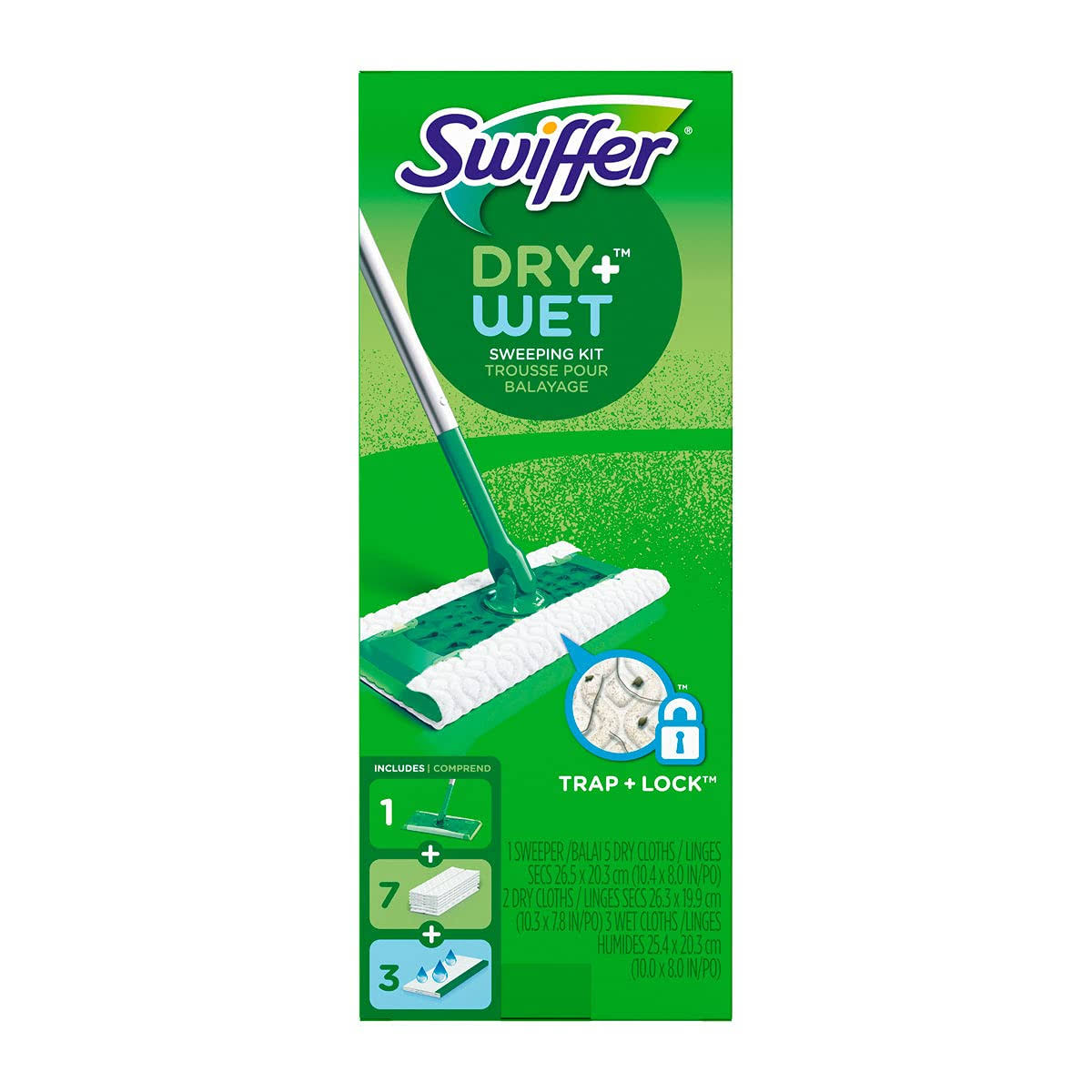 Swiffer Sweeper Dry Wet Cleaner Starter Kit - 11ct