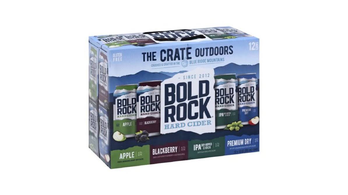Bold Rock Hard Cider - 12 pack, 12 oz cans