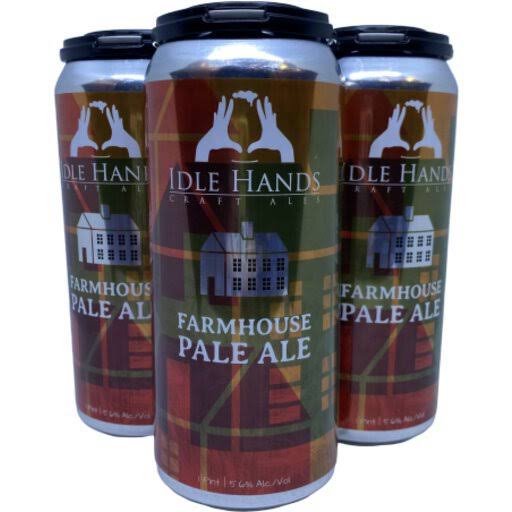 Idle Hands Farmhouse Pale Ale 4 Pack Can 16oz