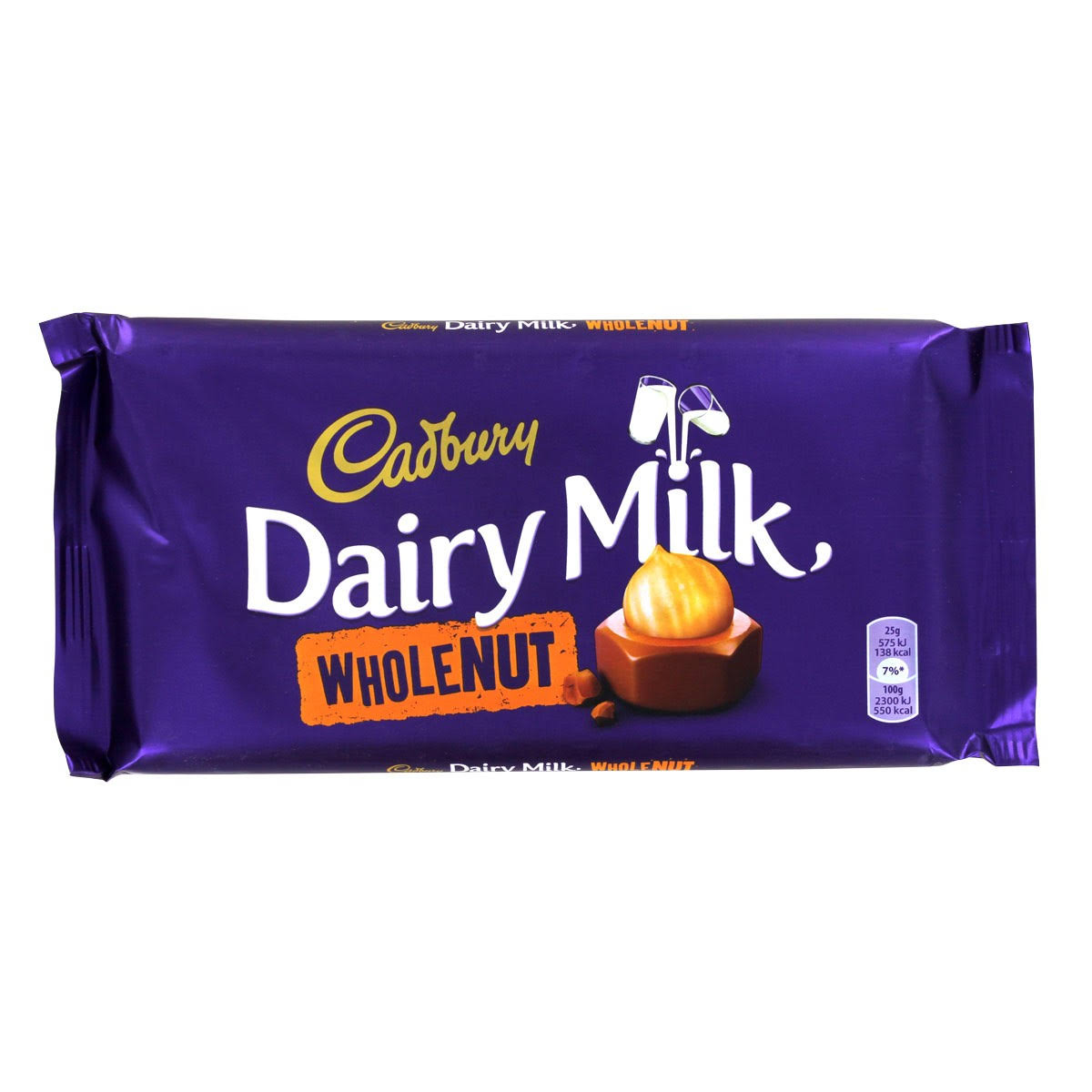 Cadbury Dairy Milk Wholenut Chocolate - 120g