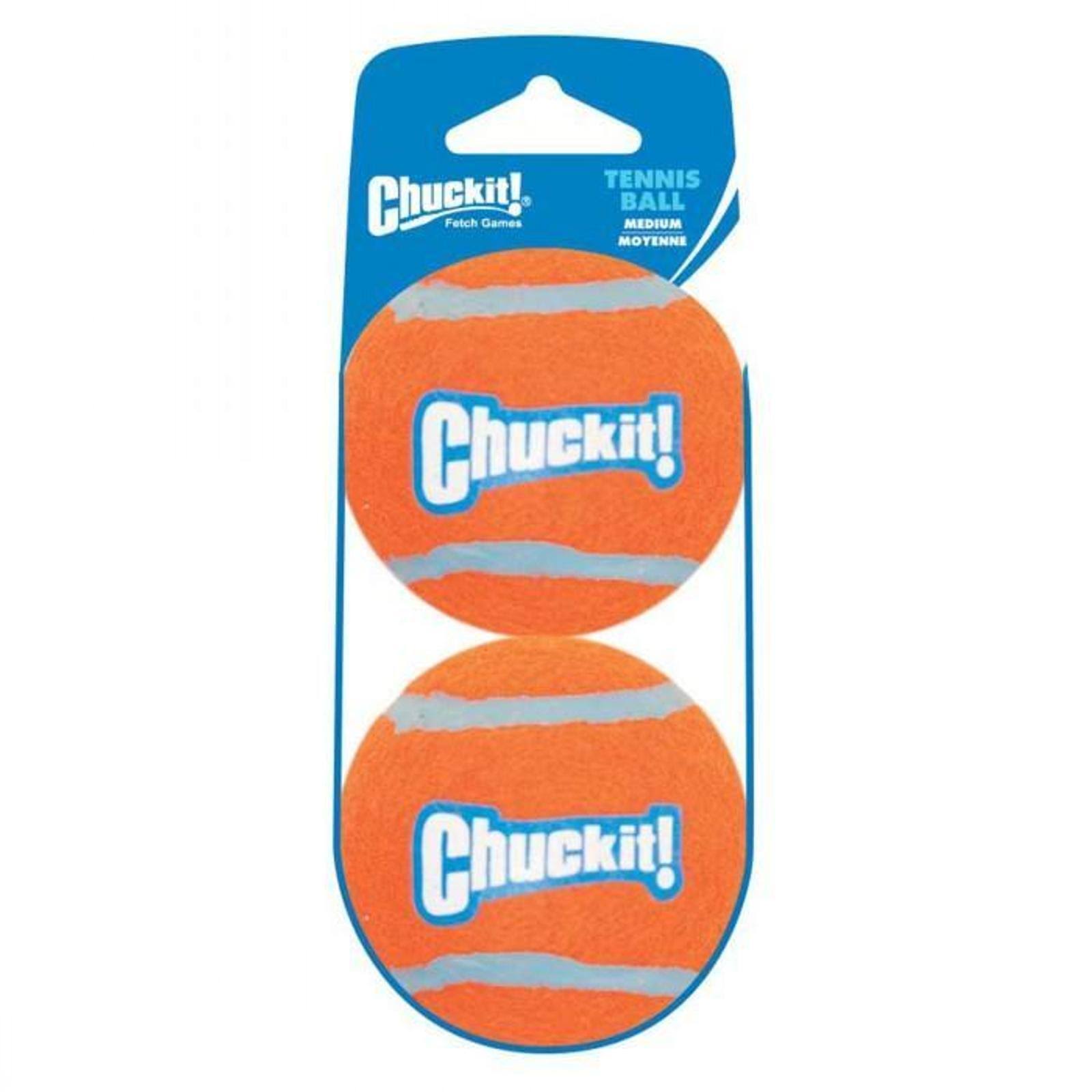 Chuckit! Small Tennis Ball - Medium, 2.5", 2 Pack