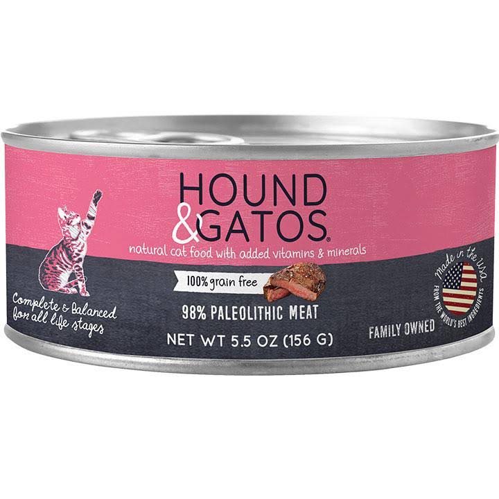 Hound & Gatos Original Paleo Canned Cat Food, 24/5.5 oz