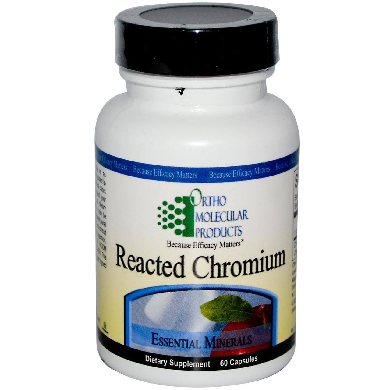 Ortho Molecular Product Reacted Chromium Dietary Supplement - 60ct