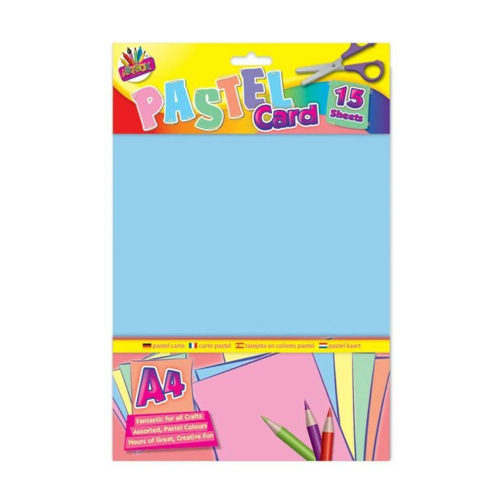 Artbox A4 Pastel Card - 15 Sheets