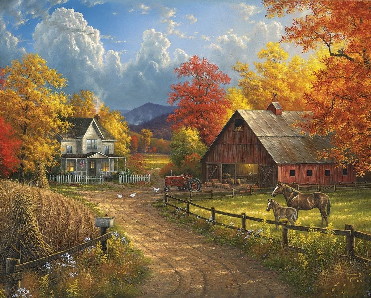White Mountain Country Blessings Jigsaw Puzzle - 1000pc