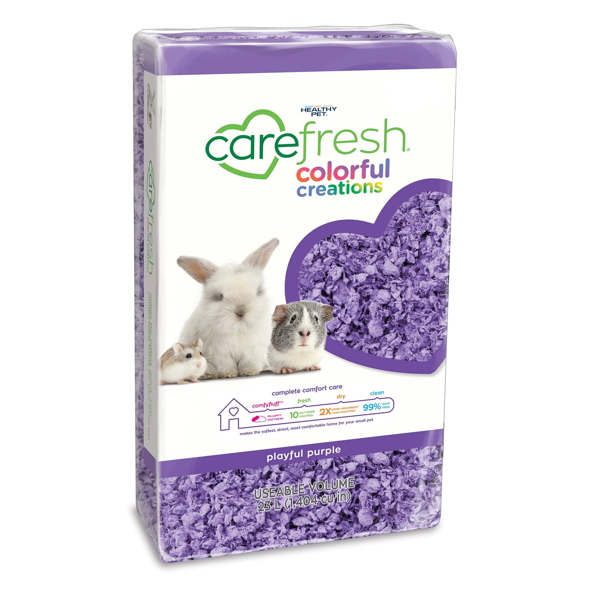 Carefresh Colorful Creations Small Pet Bedding Playful Purple 23 L