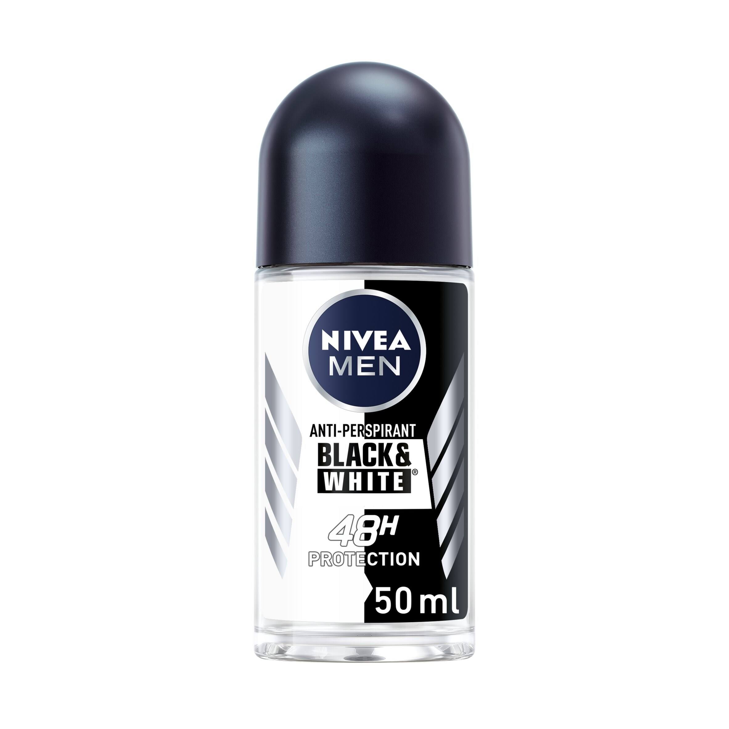Nivea Men Original Anti perspirant Deodorant Roll On - Black and White, 50ml