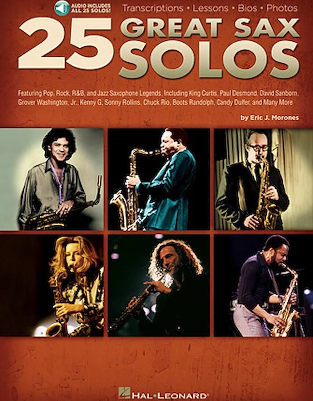 25 Great Sax Solos Alto/Tenor Sax Book/Ola