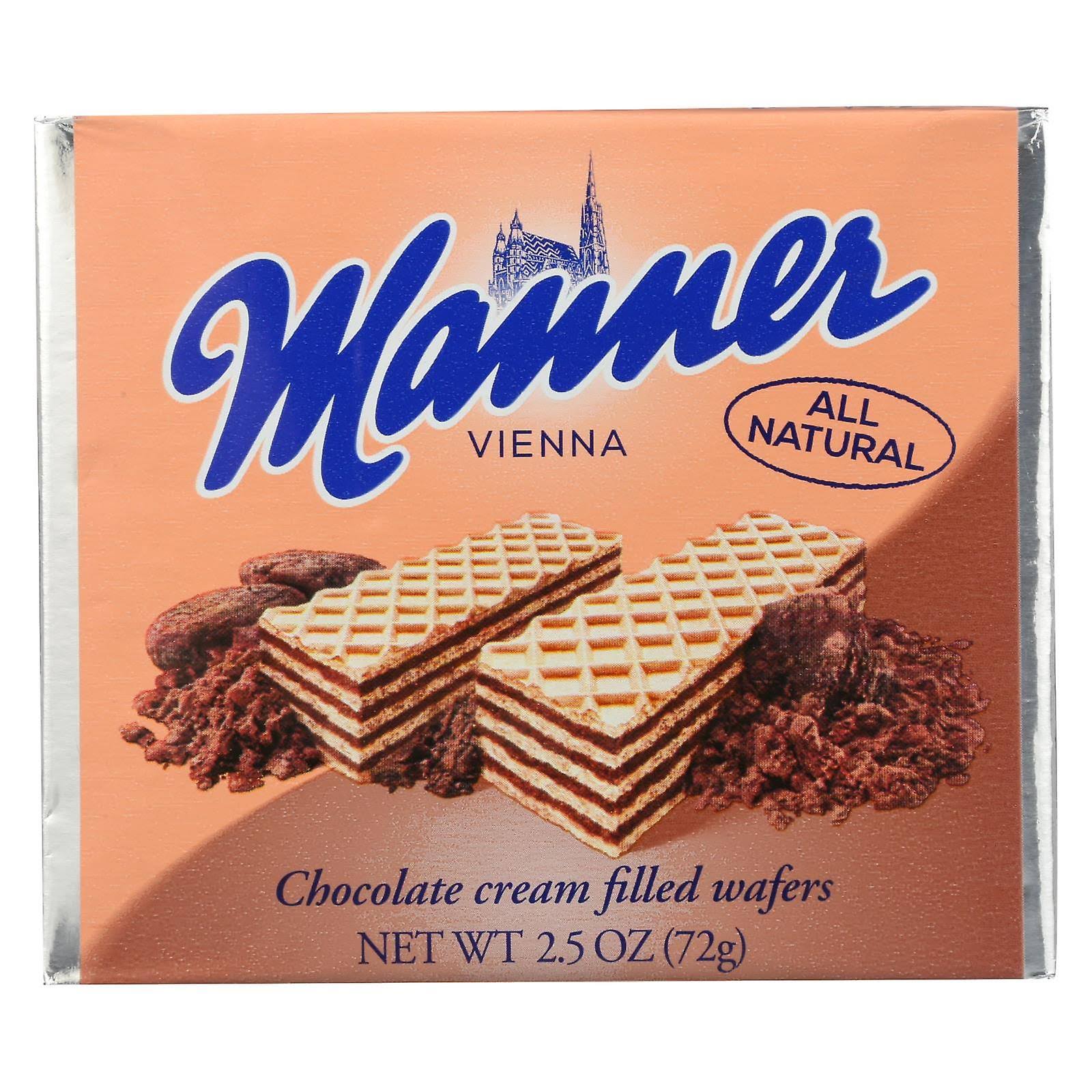 Manner Cream Filled Wafers - Chocolate