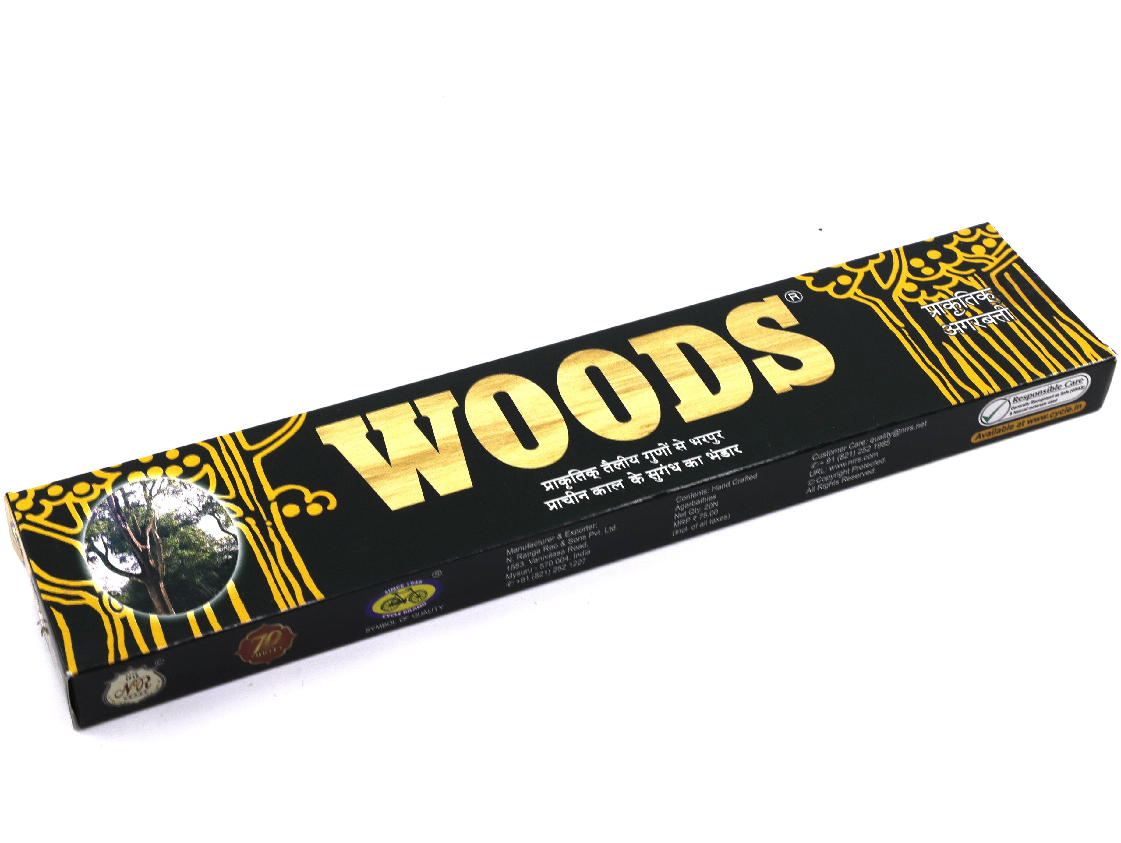 Woods Natural Incese - 20ct