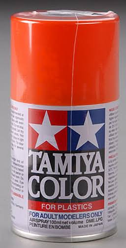 Tamiya TS-12 Orange Lacquer Spray Paint (100ml)