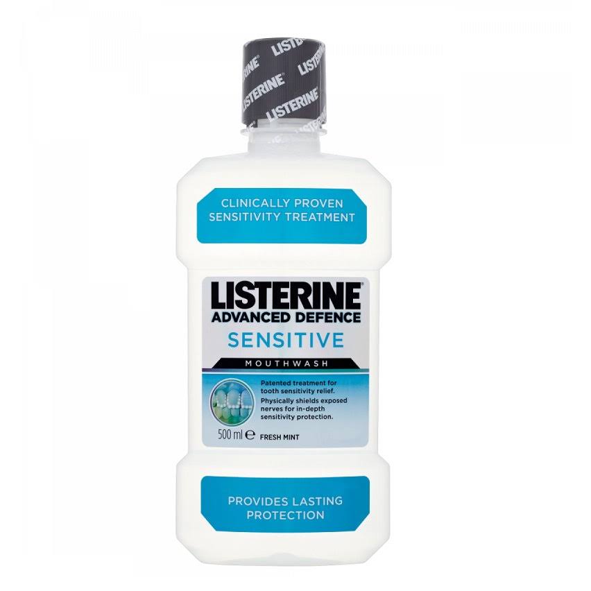 Listerine Advanced Defence Sensitive Mouthwash - 500ml
