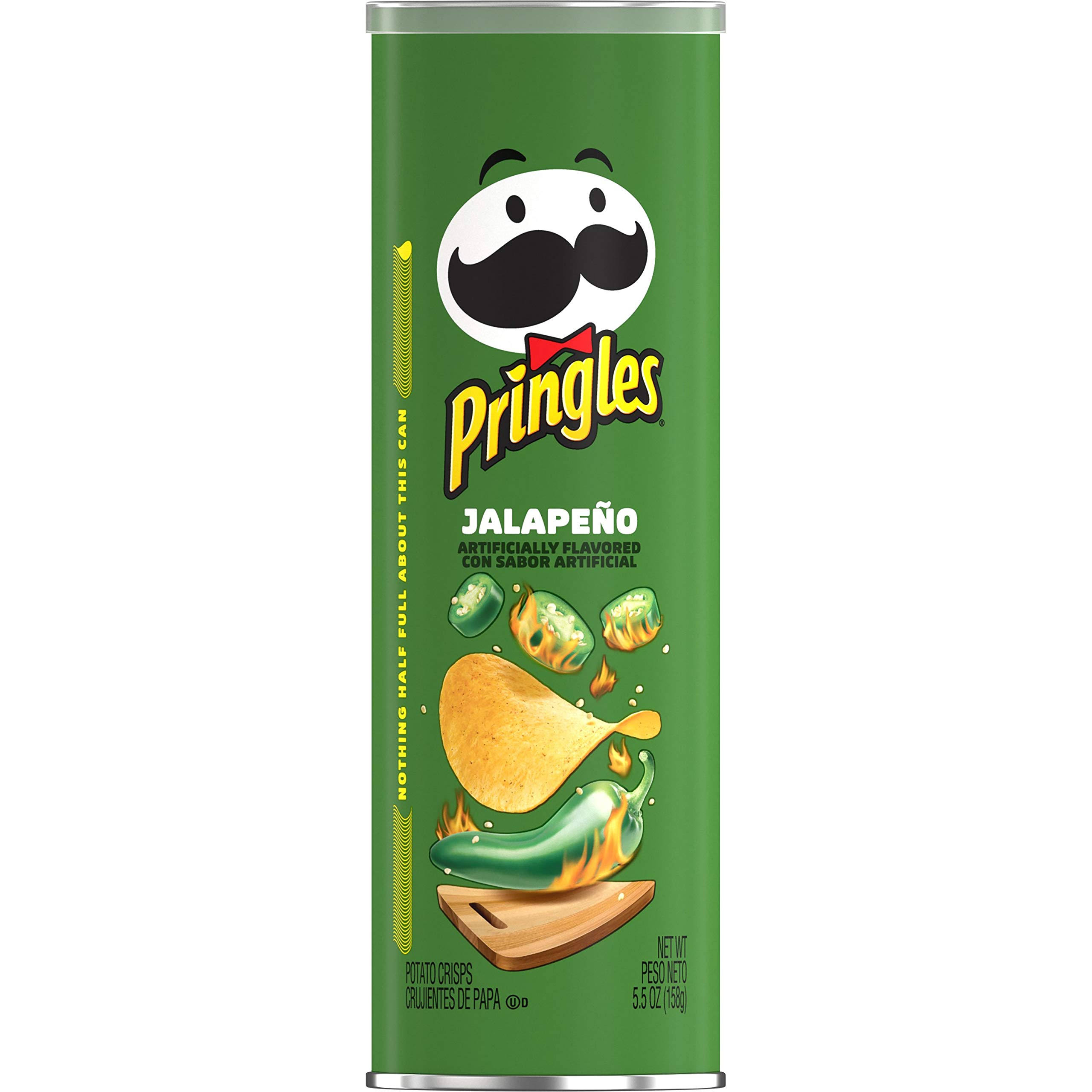 Pringles Potato Crisps - 158g, Jalapeno