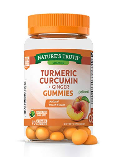 Nature's Truth Turmeric & Ginger 70 Vegan Gummies, 70 Count