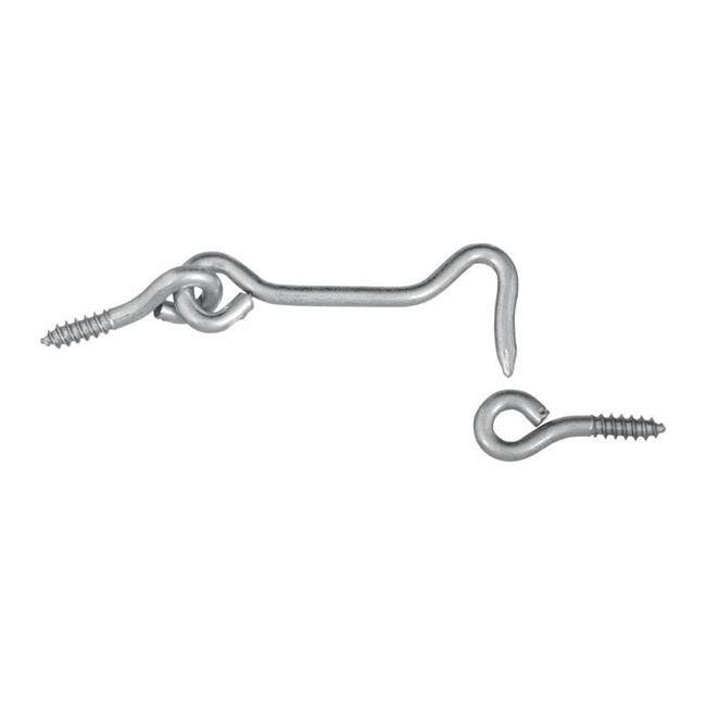 National Hardware Zinc Plated Steel Hook and Eye - 2 1/2"