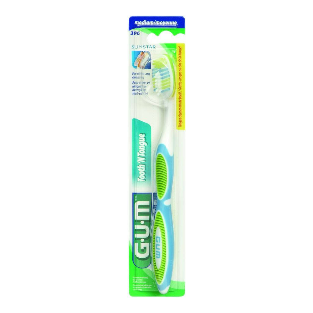 G·U·M Tooth 'N Tongue Toothbrush - Medium Regular