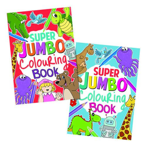 Tallon Jumbo A4 Kids Childrens Colouring Book - Animal Art