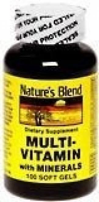 National Vitamin Company Inc Nature’s Blend Multivitamin with Minerals - x100