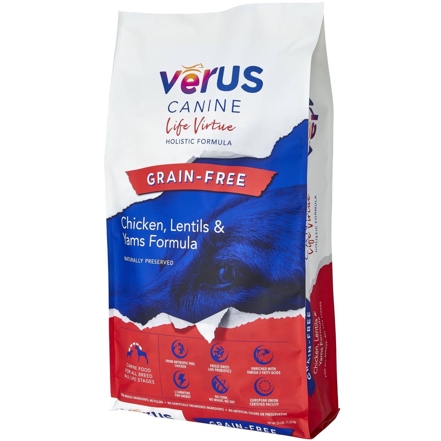 Verus Grain Free Life Virtue Chicken Formula Dry Dog Food, 25-lb Bag