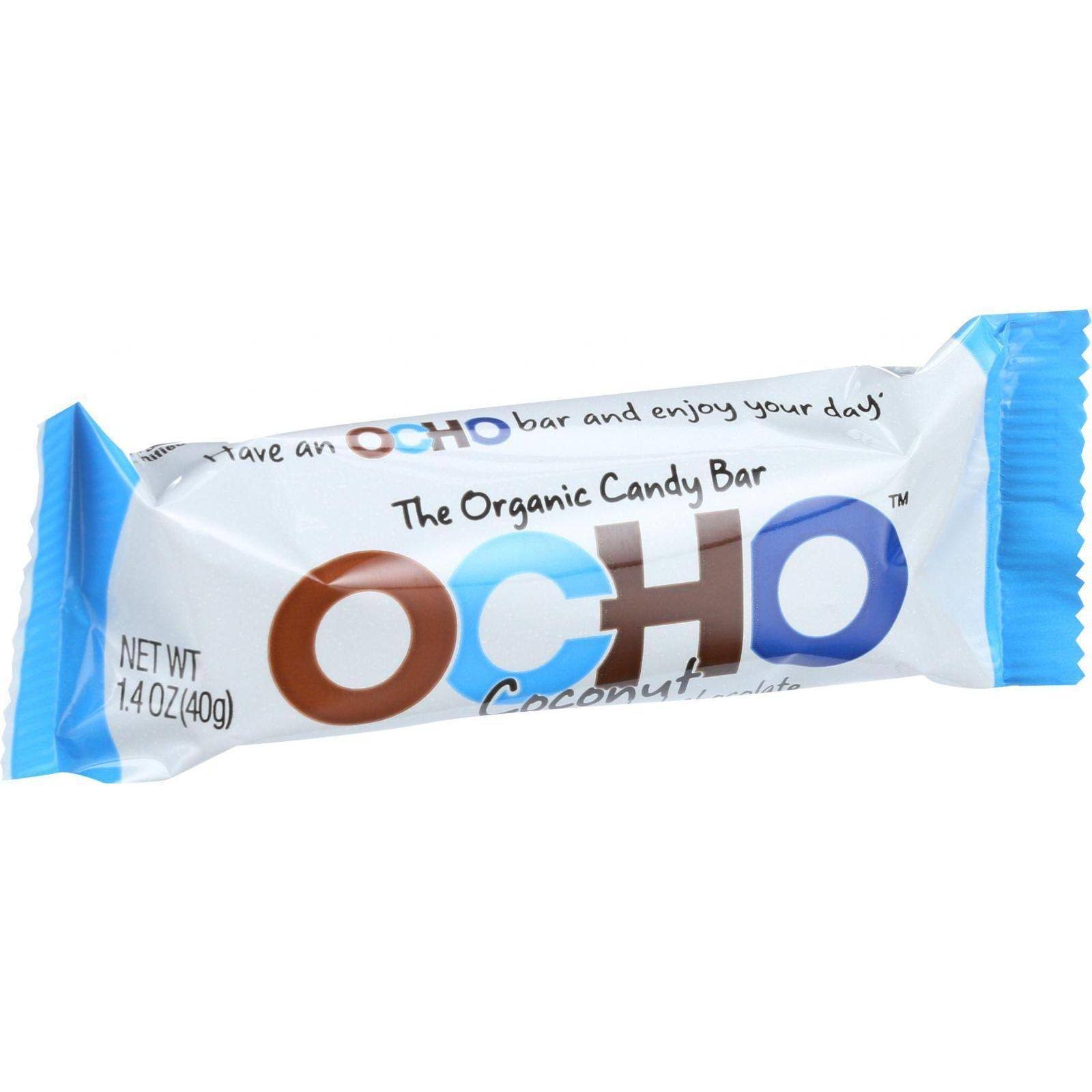 Ocho Organic Candy Bar - Coconut, 1.4oz