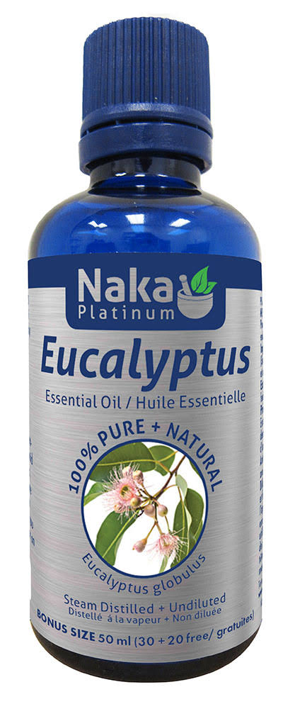 Naka Platinum Eucalyptus Essential Oil, 50 ml