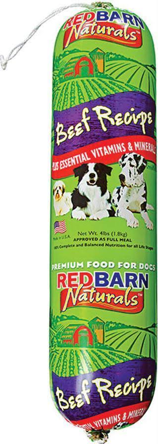 Redbarn Natural Roll Dog Food - Beef, 4lb
