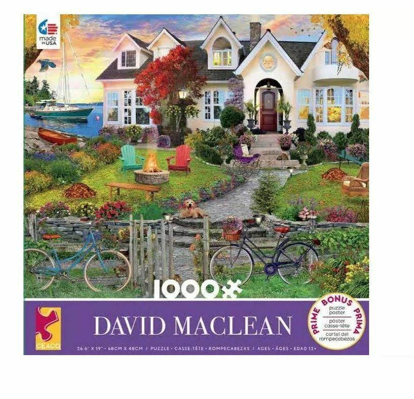 David Maclean - Beach Cove - 1000 Piece Jigsaw Puzzle - Brand New 3396-11
