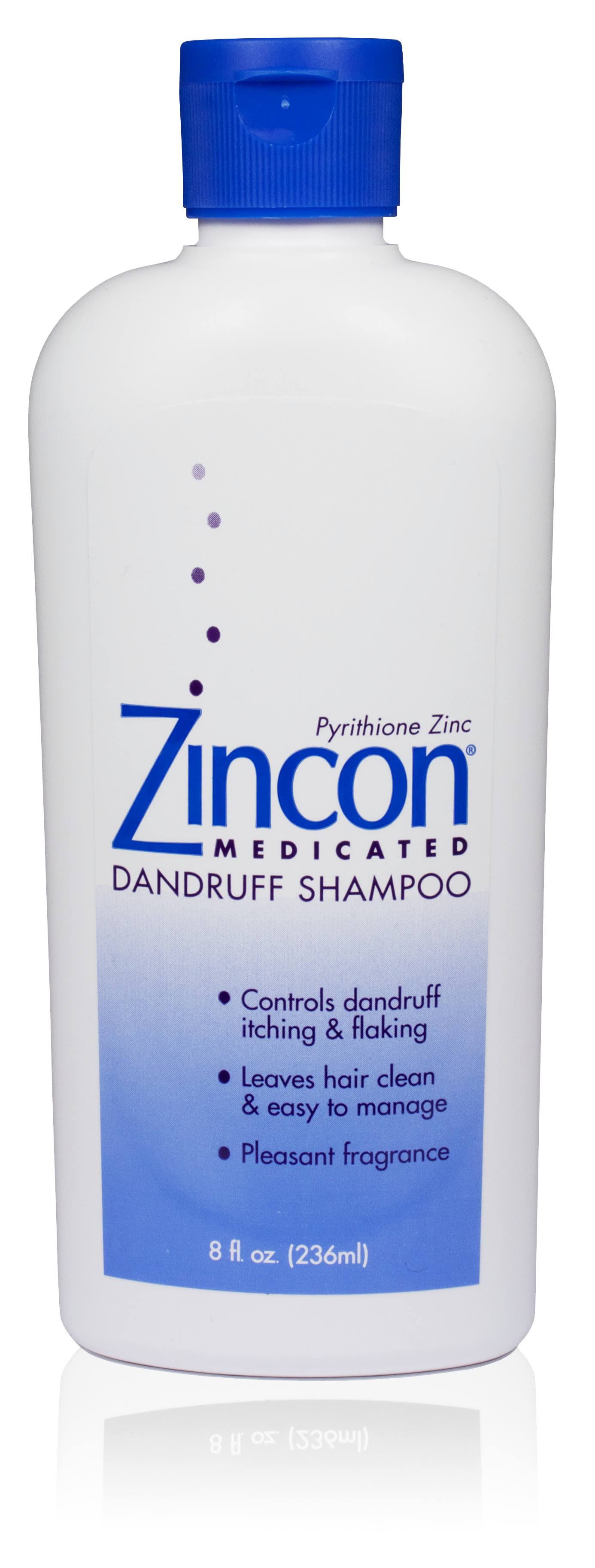 Zincon Medicated Dandruff Shampoo - 8oz