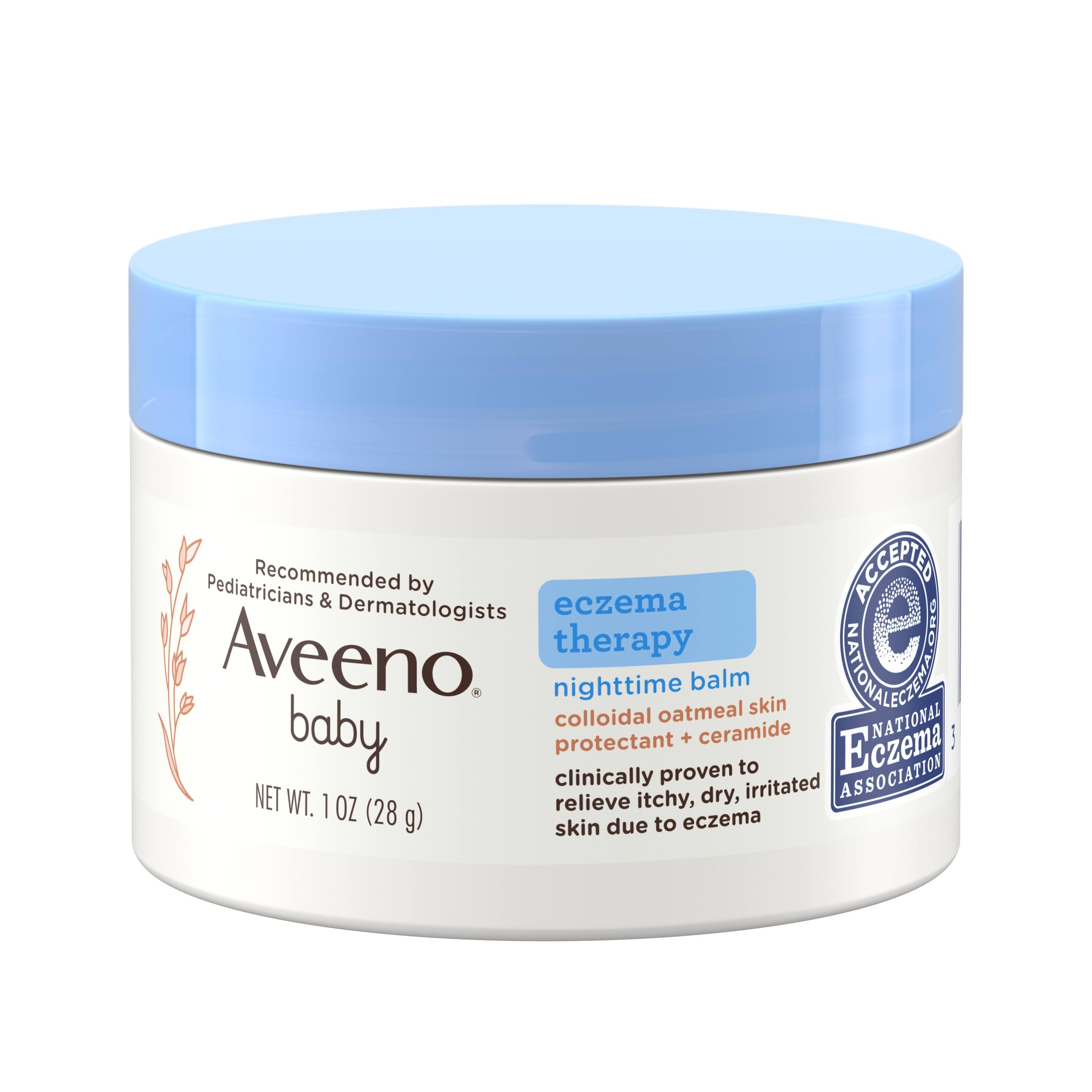 Aveeno Baby Eczema Therapy Nighttime Balm - with Natural Oatmeal, 11oz