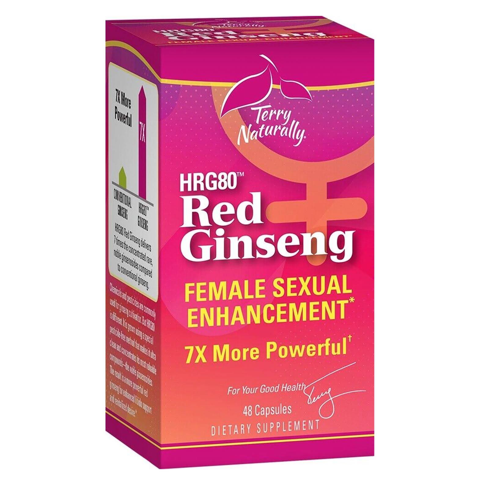 Terry Naturally HRG80 Red Ginseng Female Sexual Enhancement 48 Caps