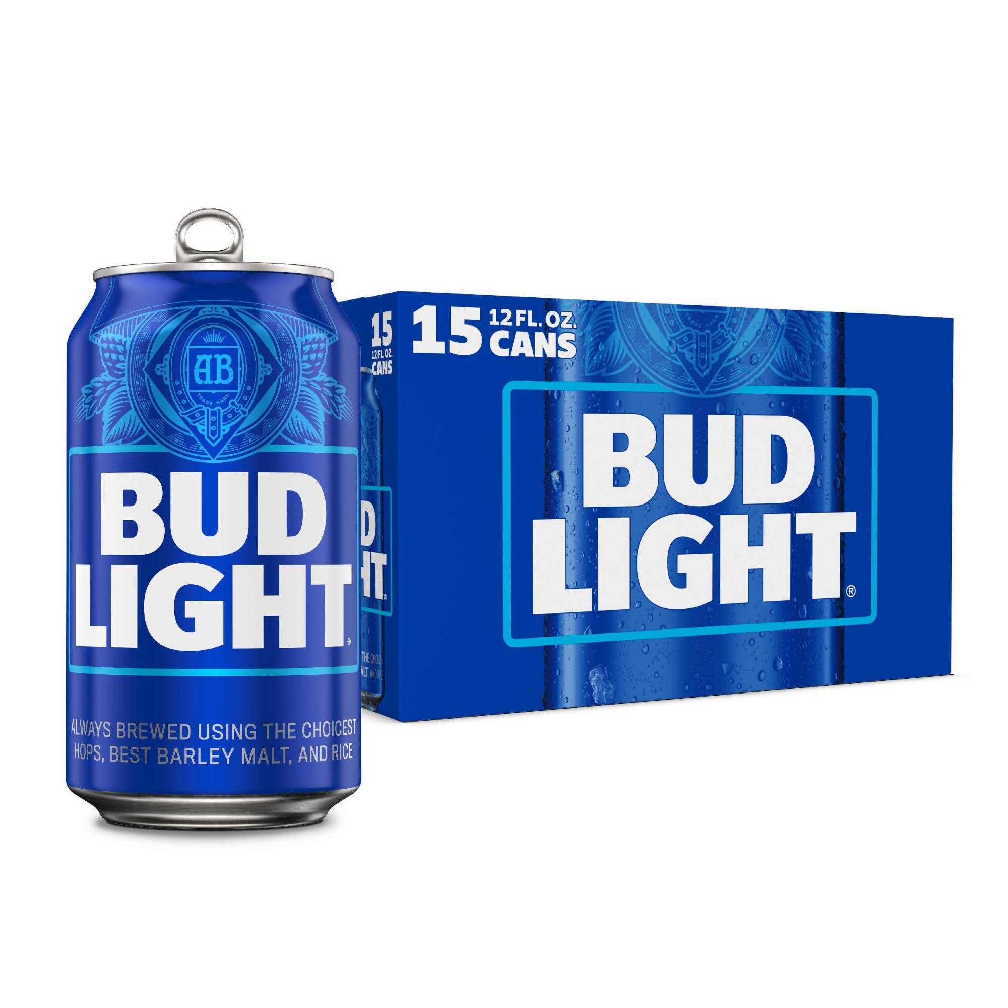 Bud Light Beer - 12oz, 15 Pack
