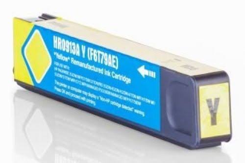 Compatible HP 913A F6T79AE Yellow 3000 Page Yield Ink Cartridge