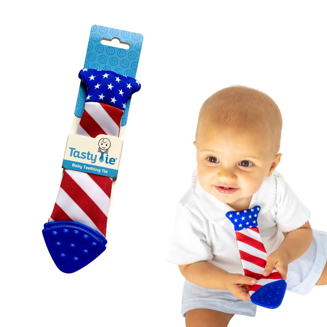 Tasty Tie Baby Teething Tie! USA