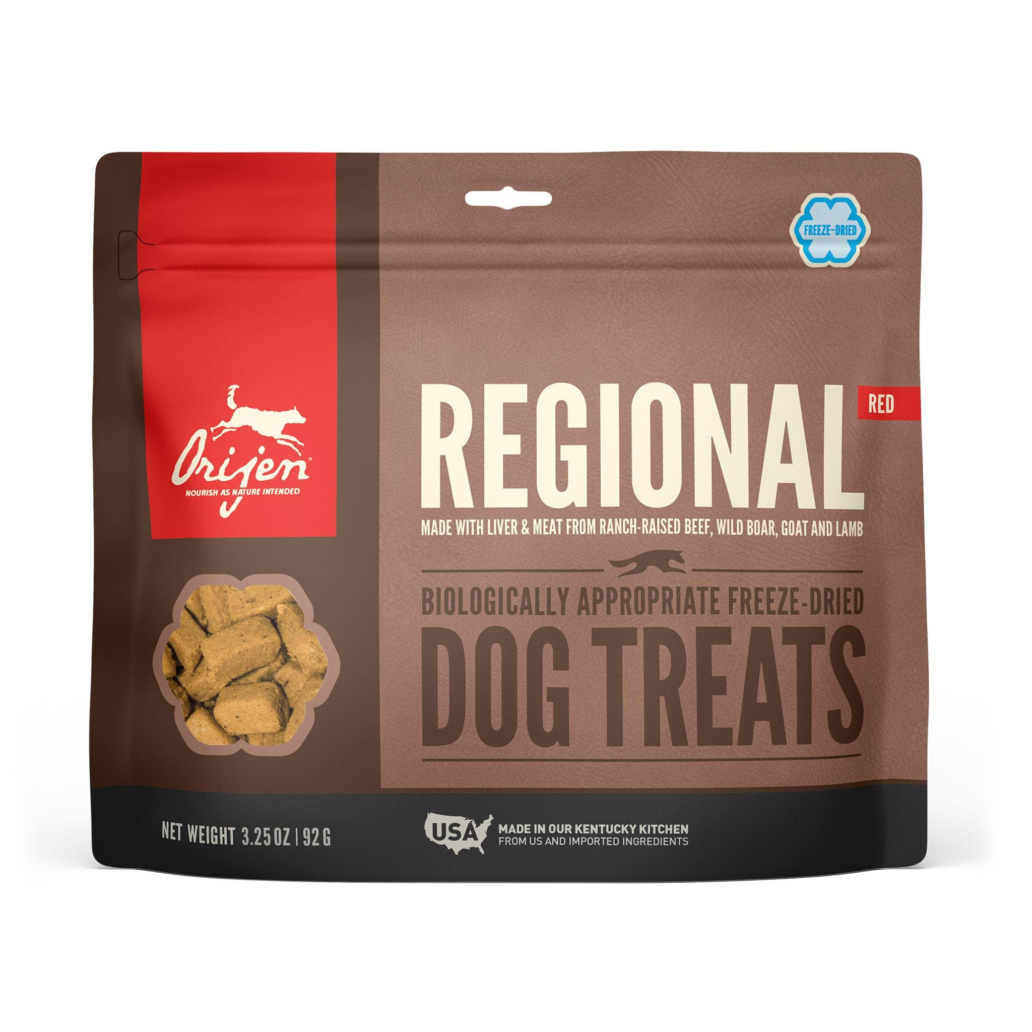 Orijen Regional Red Freeze Dried Dog Treats 92g